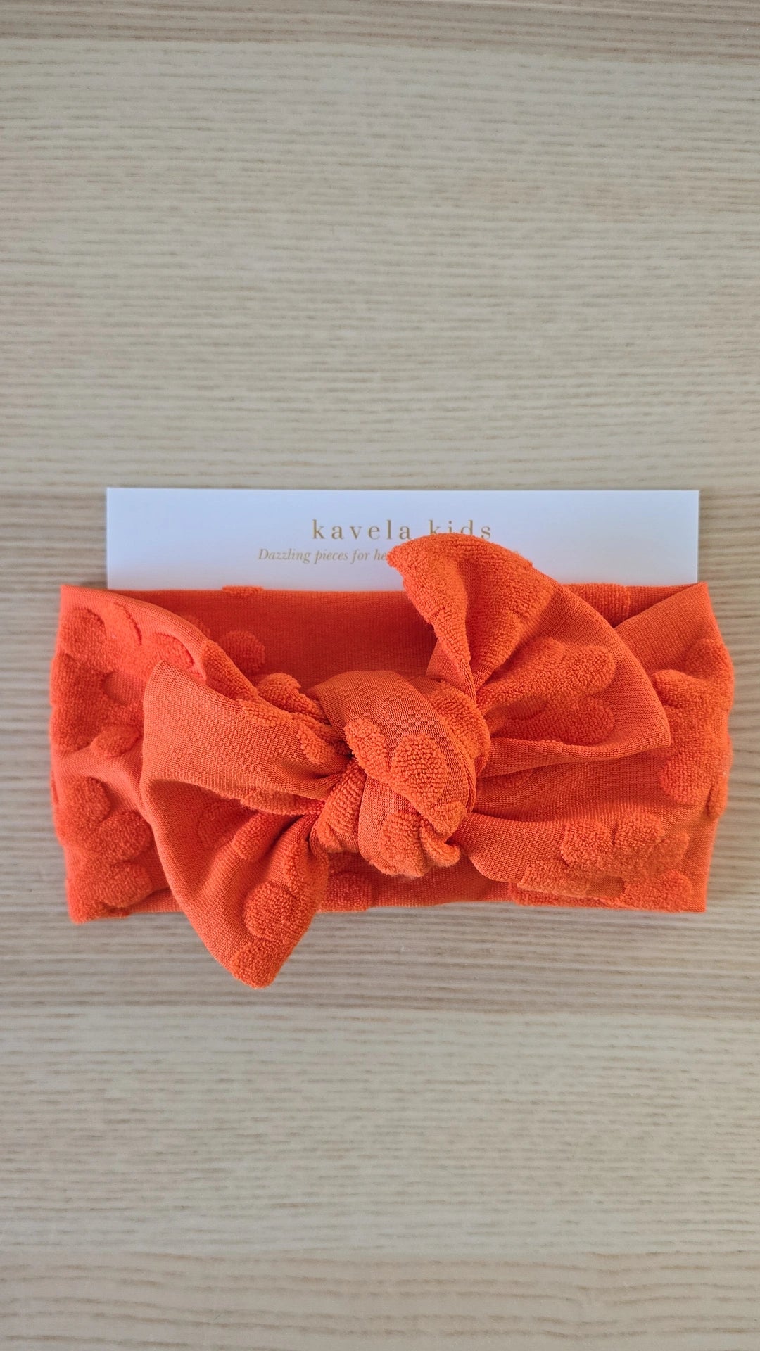Classic Headband Bow | sweet Orange