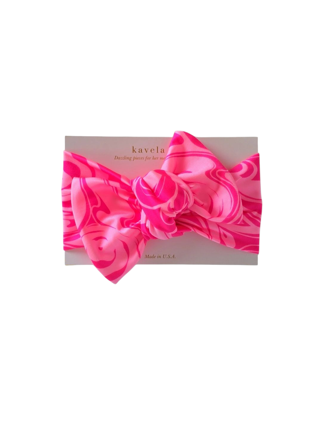 Swim Classic Headband | Bright pink