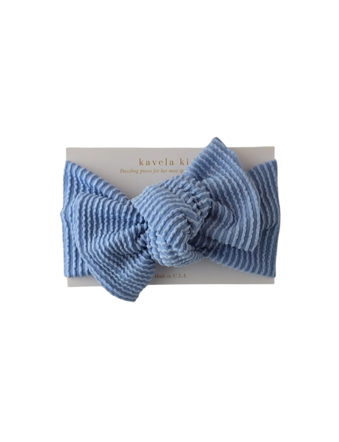 Medium blue Wavy | Classic Headband