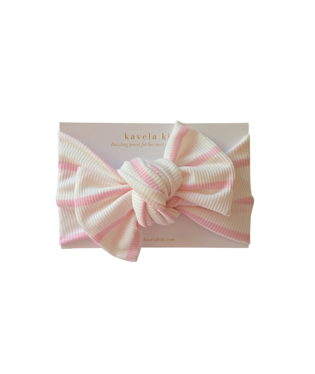 Rib Pink stripes | Classic Headband – kavela kids