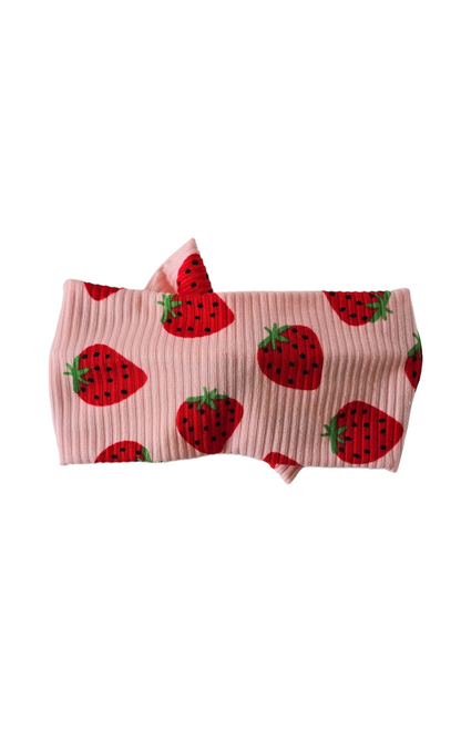 Strawberry ribbed | Classic headband