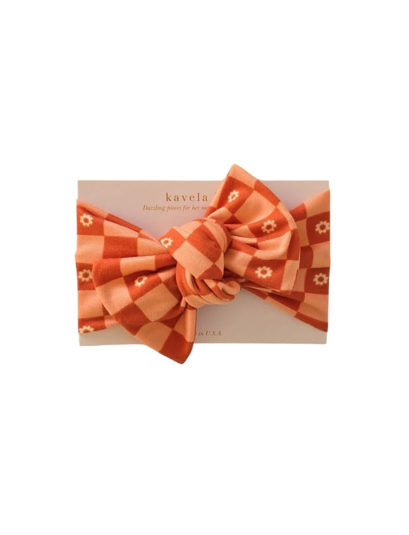 Orange-Melon Daisies | Classic Headband