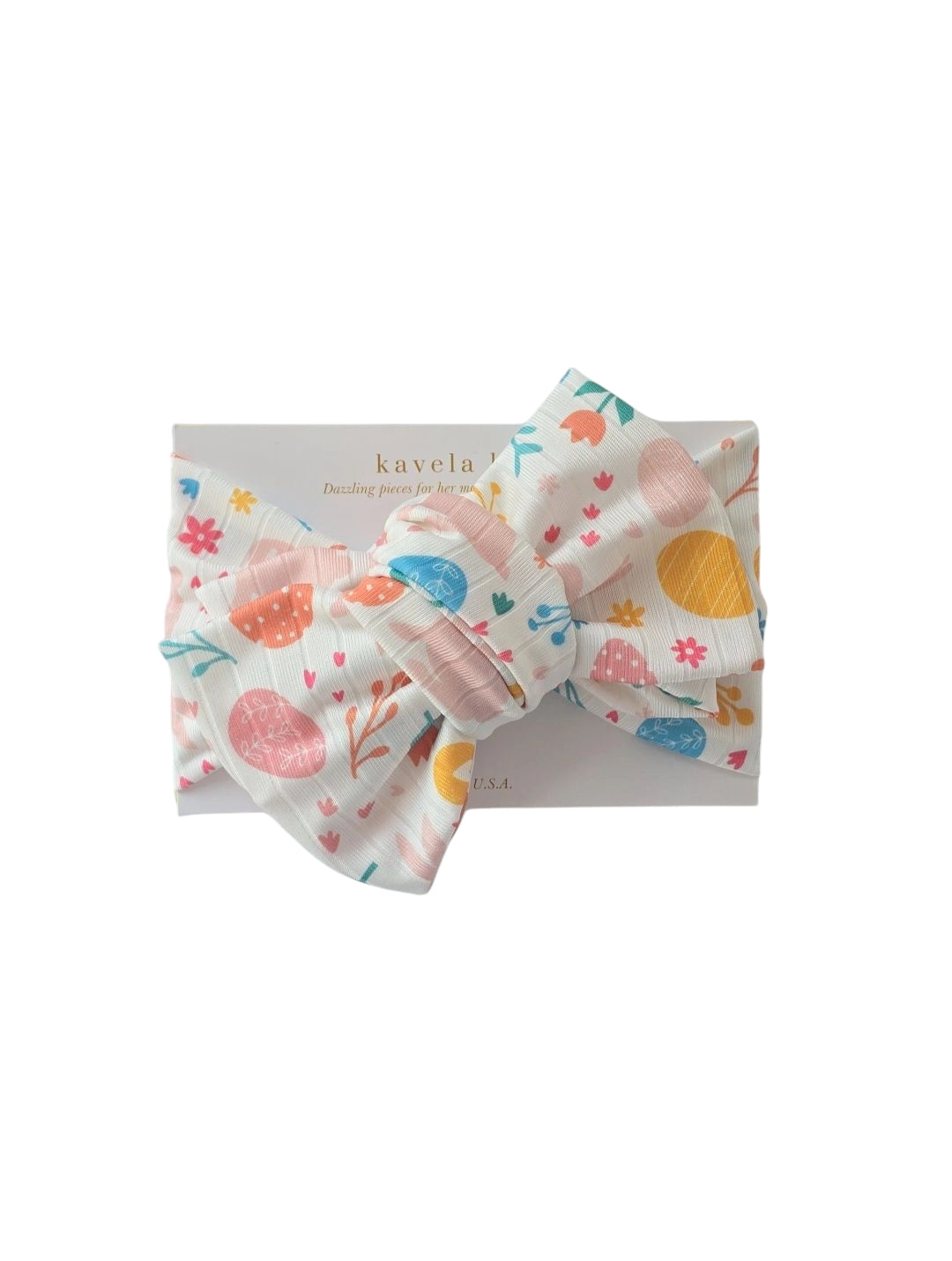 Easter eggs & Bunnies | Oversized Headband