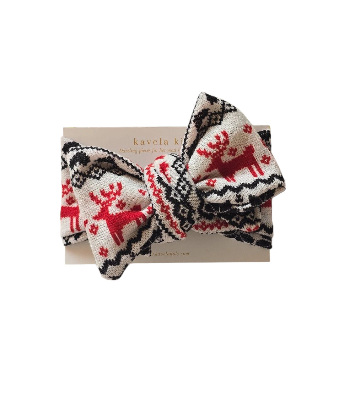 Deer | Oversized Headband Bow