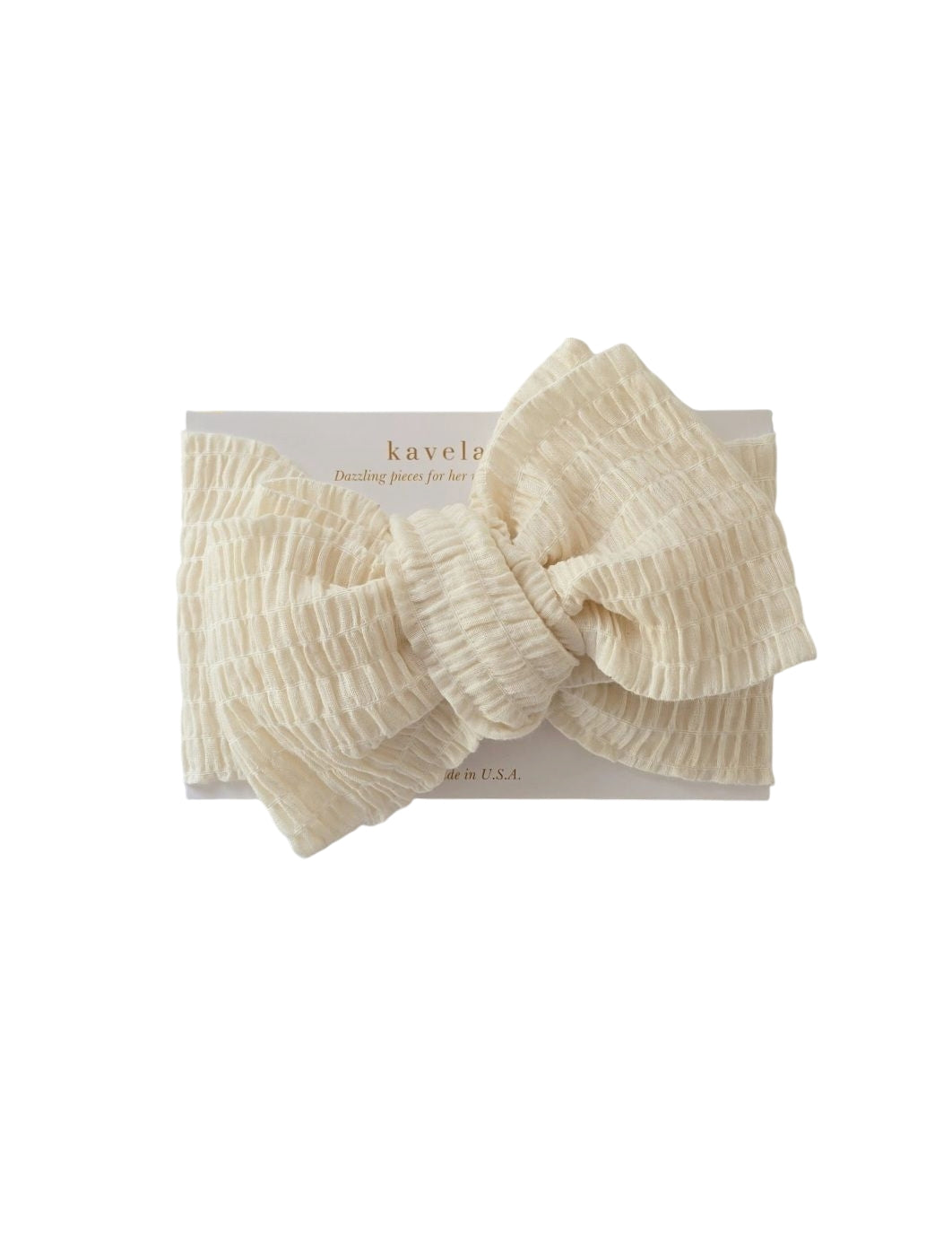 Vanilla | Oversized Headband