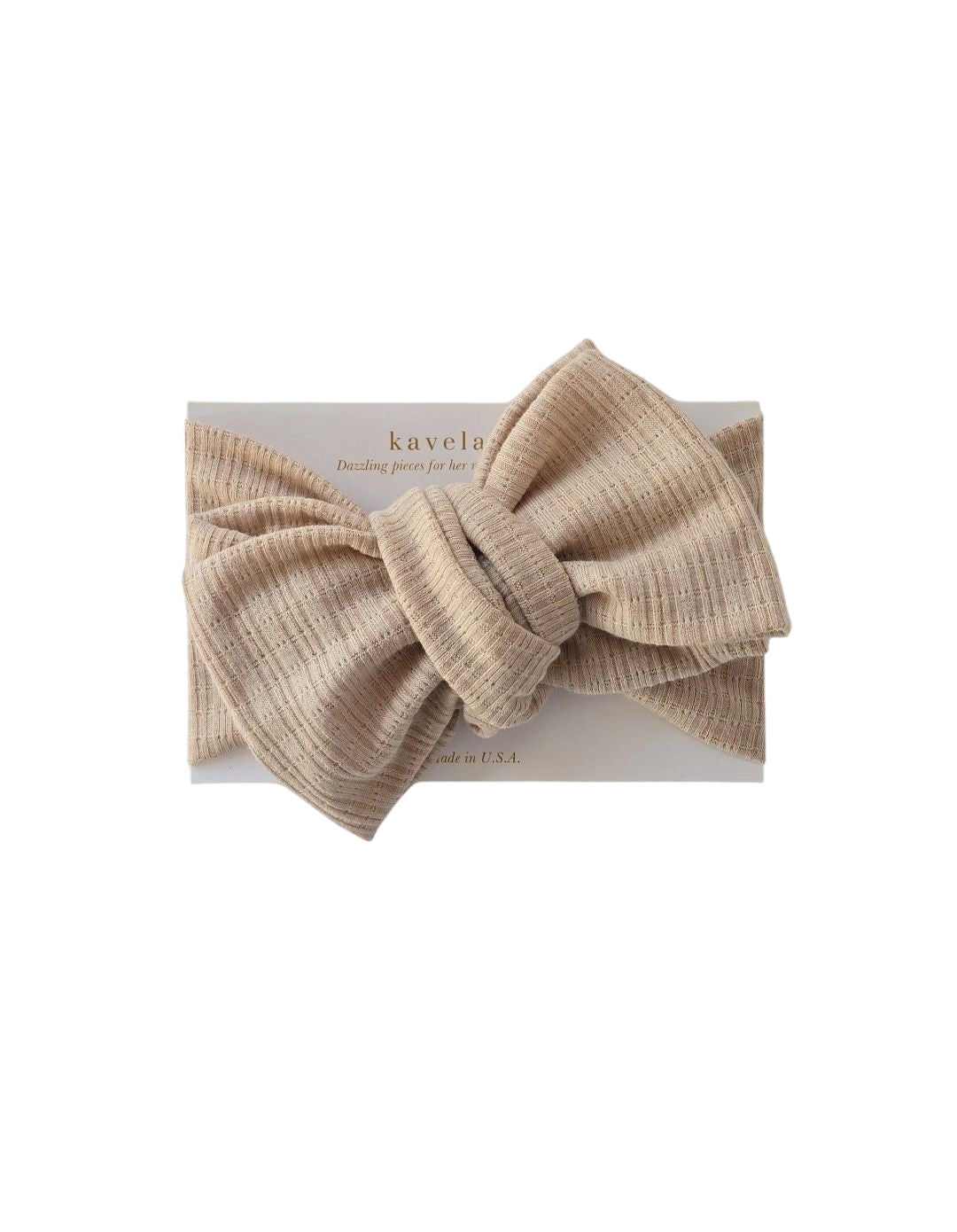 Halzenut Pointelle | Oversized Headband