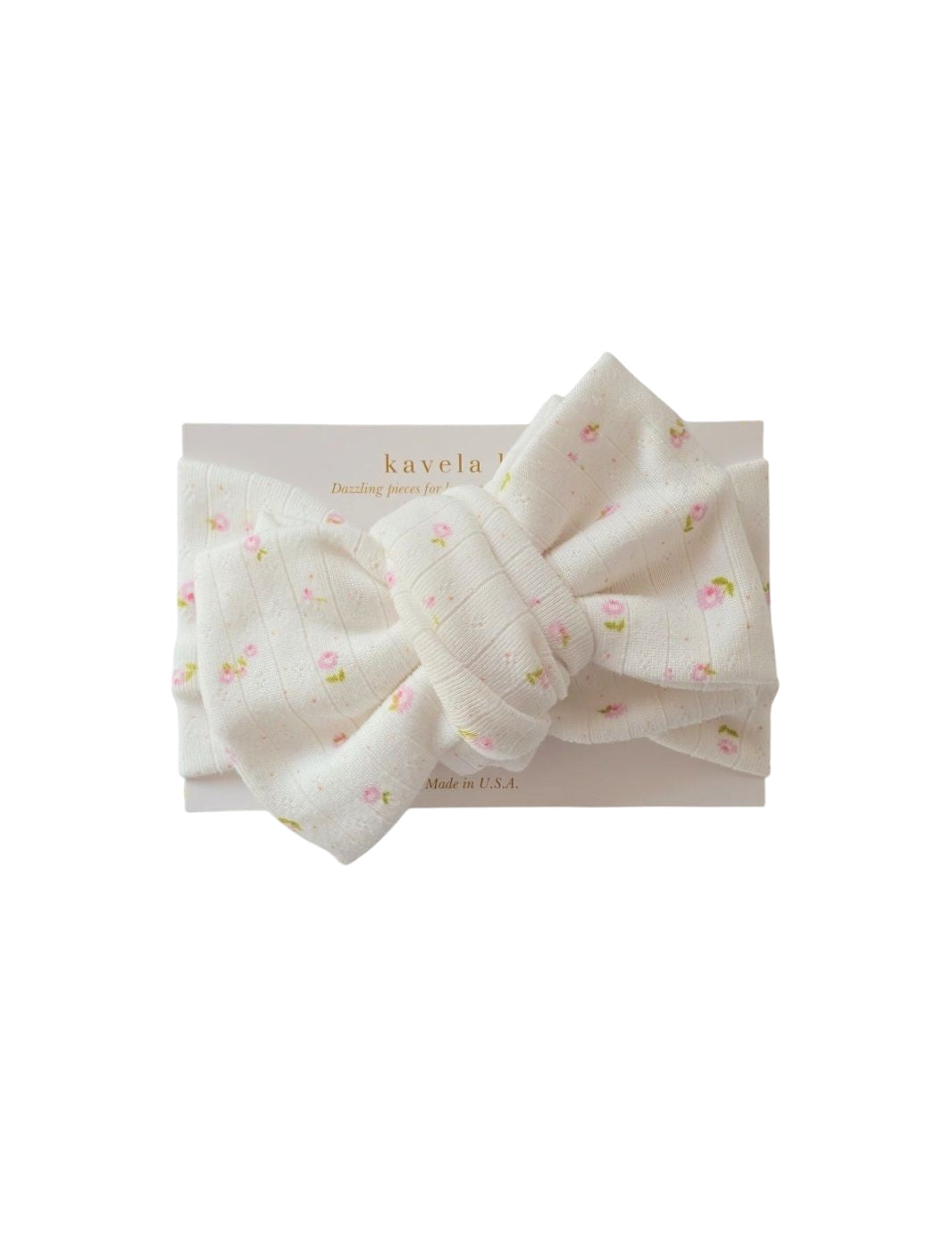 French pink Flowers | Oversized Headband