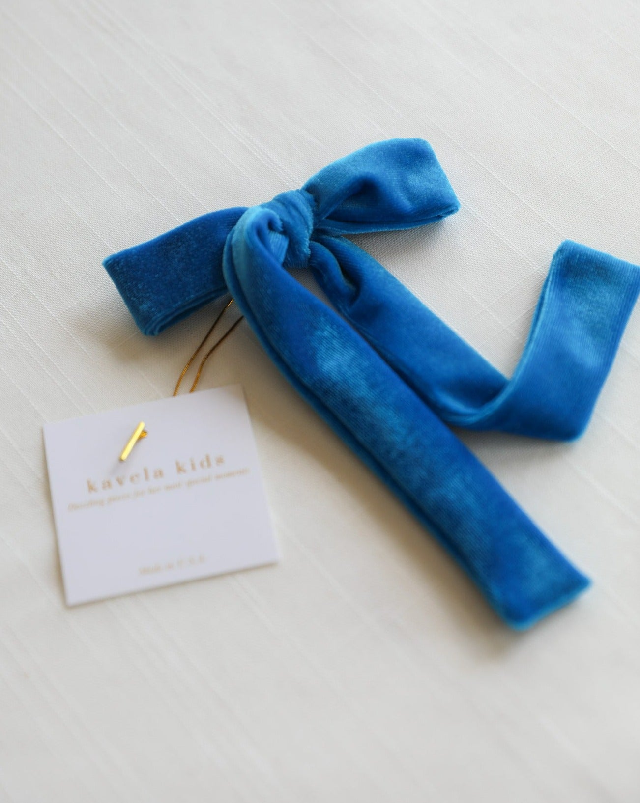 Luxe velvet Long tail bow / Provence bow / Ribbon style Bow
