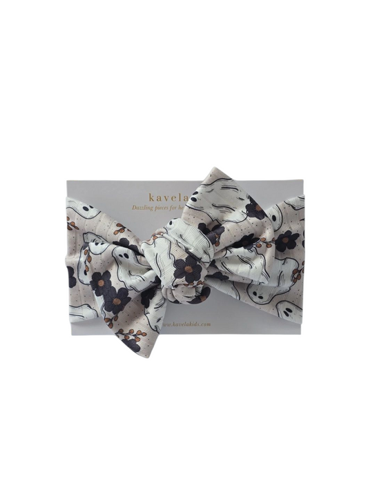 Cute ghost  & Flower| Classic Headband