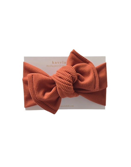 Terracotta | warm burnt orange ribbed