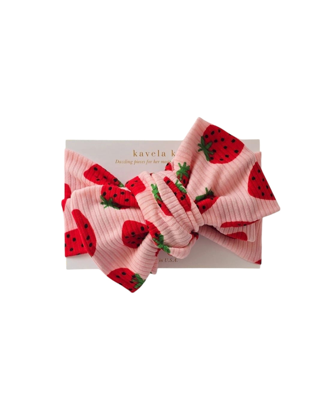 Blush - Strawberries | Oversized Headband