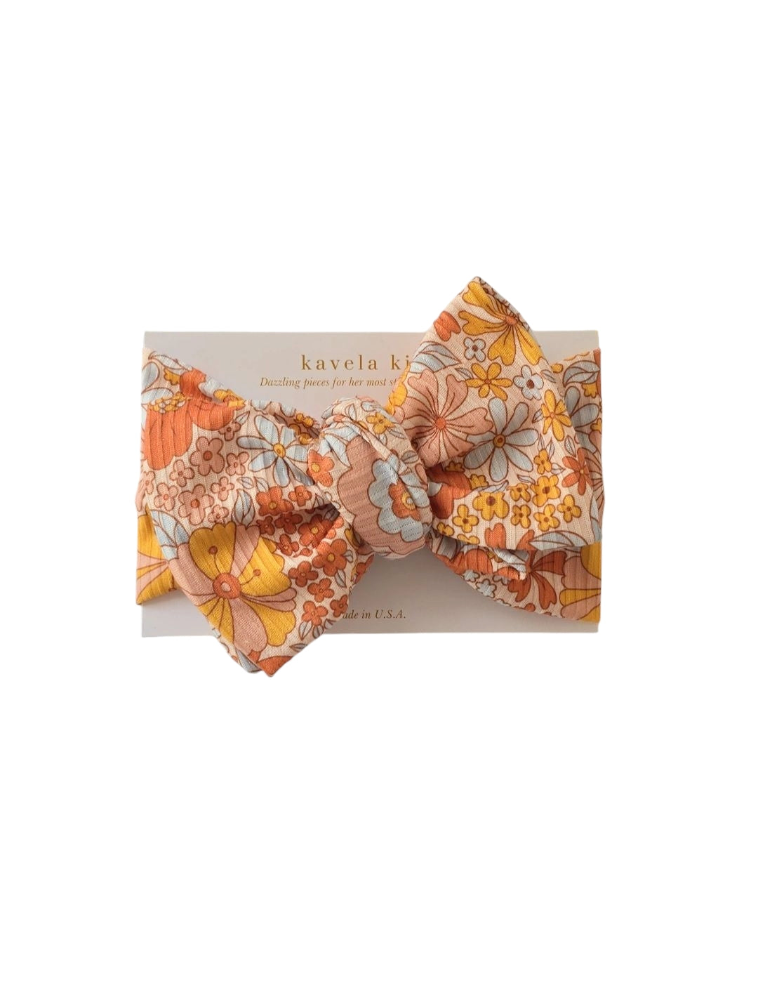 Retro flowers | Oversized Headband