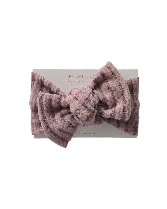 Dusty Rosr |  muted mauve textured rib
