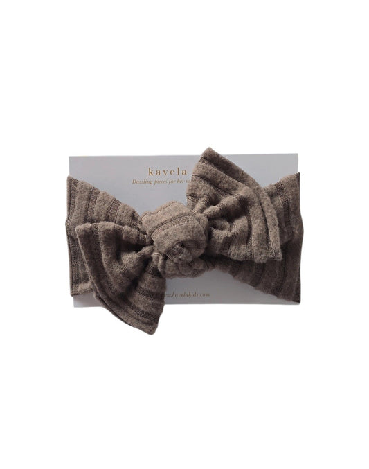 Truffle |soft taupe/brown textured stripe
